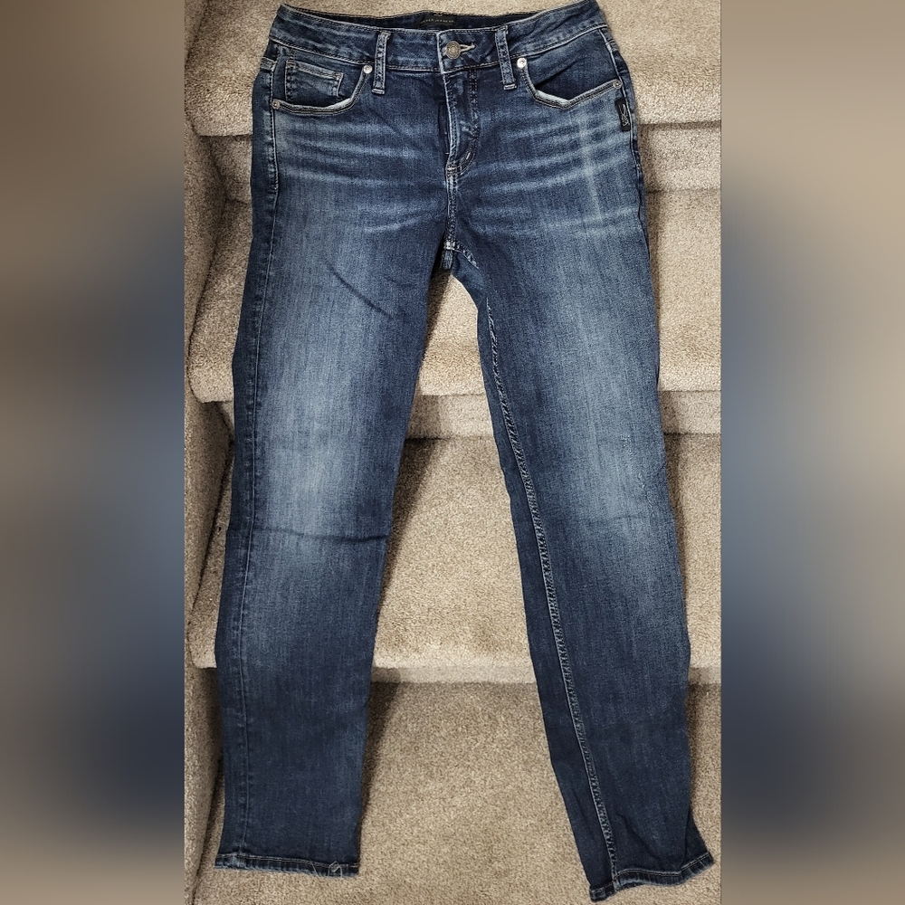 Silver Jeans Women's Straight Leg Jeans - Blue
